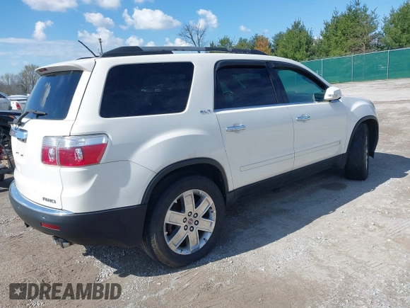 2010 GMC Acadia SLT2 with VIN 1GKLVNED5AJ119301, listed as a IAAI auction lot 41882770 with 159,641 mi miles and . Bid and sale history available at DreamBid. Image 4.