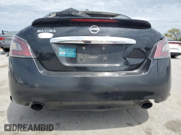 2013 Nissan Maxima SV with VIN 1N4AA5AP0DC810796, listed as a Copart auction lot 53444805 with 173,015 mi miles and Salvage Title. Bid and sale history available at DreamBid. Image 6.