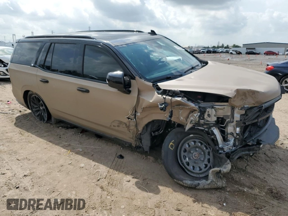 2024 Cadillac Escalade 4WD Sport with VIN 1GYS4FKL9RR311565, listed as a Copart auction lot 54236255 with 9,505 mi miles and Salvage title. Bid and sale history available at DreamBid. Image 4.