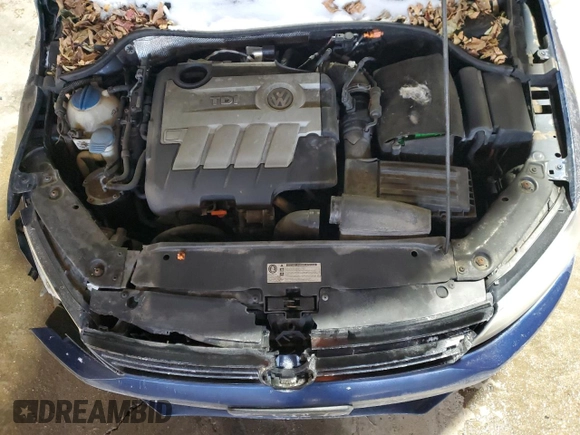 2011 Volkswagen Jetta TDI с VIN 3VWLL7AJ6BM110522, выставлен на аукционе Copart как лот 45751225 с пробегом 180 310 миль миль и Списание • Salvage title. История ставок и продаж доступна на DreamBid. Изображение 11.