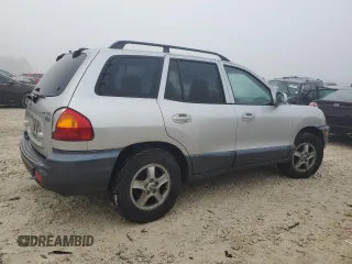 2003 Hyundai Santa Fe GLS with VIN KM8SC13E93U542588, listed as a Copart auction lot 85394024 with 75,910 mi miles and Clean Title. Bid and sale history available at carsss.com. Image 3.