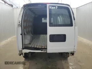 2023 Chevrolet Express Cargo with VIN 1GCWGAFP9P1126958, listed as a Copart auction lot 63655535 with 24,564 mi miles and Clean title. Bid and sale history available at DreamBid. Image 6.