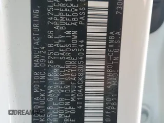 2025 Toyota Camry LE z VIN 4T1DAACK8SU540544, wystawiony jako Copart lot #58835005 z przebiegiem 14 268 mil mil oraz Szkoda całkowita • Salvage title. Historia ofert i sprzedaży dostępna na DreamBid. Obrazek 12.