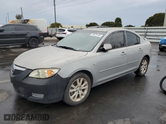 2008 Mazda 3 i Sport with VIN JM1BK12F181834357, listed as a Copart auction lot 46670165 with 52,411 mi miles and Clean Title. Bid and sale history available at DreamBid. Image 1.