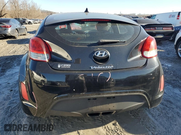 2012 Hyundai Veloster w/Gray Int with VIN KMHTC6AD0CU066677, listed as a Copart auction lot 46418575 with 145,735 mi miles and Salvage title. Bid and sale history available at DreamBid. Image 6.