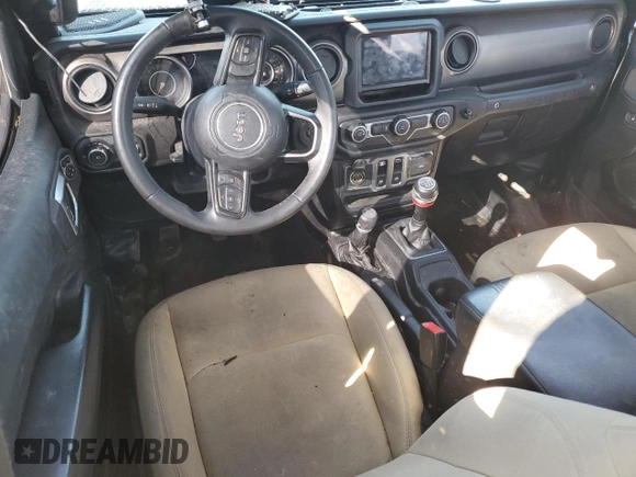 2019 Jeep Wrangler Sport S с VIN 1C4GJXAG9KW609099, выставлен на аукционе Copart как лот 44723915 с пробегом 128 046 миль миль и Списание • Salvage title. История ставок и продаж доступна на DreamBid. Изображение 8.