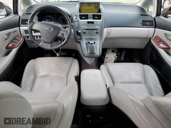 2010 Lexus HS 250h with VIN JTHBB1BA6A2011118, listed as a Copart auction lot 49849025 with 159,276 mi miles and Salvage Title. Bid and sale history available at DreamBid. Image 8.