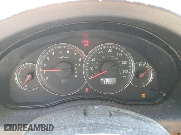 2008 Subaru Legacy Limited with VIN 4S3BL626687215616, listed as a Copart auction lot 53711115 with 117,860 mi miles and Salvage title. Bid and sale history available at DreamBid. Image 9.