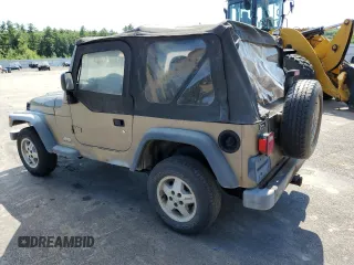 2003 Jeep Wrangler SE with VIN 1J4FA29183P335057, listed as a Copart auction lot 63523444 with 161,694 mi miles and Salvage Title. Bid and sale history available at carsss.com. Image 2.