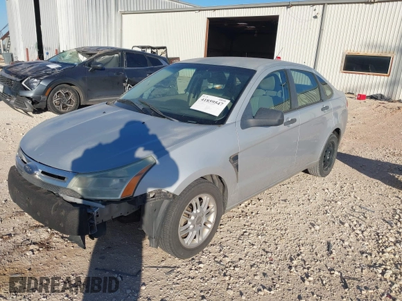 2008 Ford Focus SE with VIN 1FAHP35N98W280472, listed as a IAAI auction lot 41859547 with 178,304 mi miles. Bid and sale history available at carsss.com. Image 2.