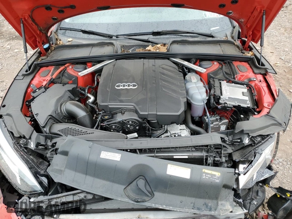 2022 Audi A5 Sportback Premium with VIN WAUABCF51NA011980, listed as a Copart auction lot 71982364 with 8,077 mi miles and Salvage Title. Bid and sale history available at carsss.com. Image 13.