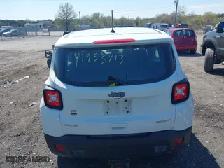 2019 Jeep Renegade Sport with VIN ZACNJBAB9KPK50894, listed as a IAAI auction lot 41953413 with 95,821 mi miles. Bid and sale history available at carsss.com. Image 17.