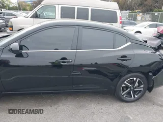 2025 Nissan Sentra SV with VIN 3N1AB8CV1SY243431, listed as a IAAI auction lot 41885210 with 1,325 mi miles and . Bid and sale history available at DreamBid. Image 14.