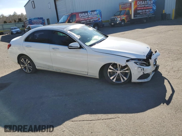 2017 Mercedes-Benz C 300 with VIN 55SWF4KB8HU209903, listed as a Copart auction lot 45295475 with Not Provided miles and Salvage Title. Bid and sale history available at carsss.com. Image 4.