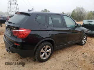 2012 BMW X3 28i with VIN 5UXWX5C57CL719631, listed as a Copart auction lot 51429585 with 196,283 mi miles and Salvage Title. Bid and sale history available at DreamBid. Image 3.