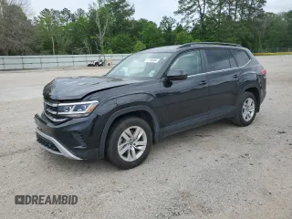 2021 Volkswagen Atlas S z VIN 1V2GP2CA6MC592582, wystawiony jako Copart lot #51189364 z przebiegiem 50 148 mil mil oraz . Historia ofert i sprzedaży dostępna na DreamBid. Obrazek 1.