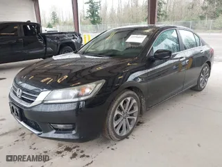 2014 Honda Accord Sedan Sport with VIN 1HGCR2F51EA076833, listed as a IAAI auction lot 41936015 with 153,130 mi miles. Bid and sale history available at carsss.com. Image 2.