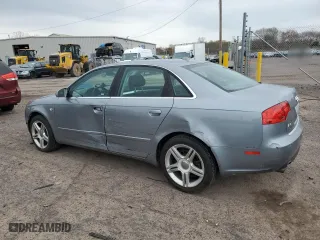 2007 Audi A4 2.0T with VIN WAUDF78E07A116311, listed as a Copart auction lot 52543425 with 112,099 mi miles and Salvage Title. Bid and sale history available at carsss.com. Image 2.
