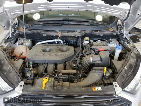 2020 Ford EcoSport S with VIN MAJ6S3FL1LC369014, listed as a Copart auction lot 54438035 with 34,231 mi miles and Salvage Title. Bid and sale history available at DreamBid. Image 12.