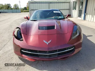 2016 Chevrolet Corvette Z51 3LT with VIN 1G1YM2D77G5109197, listed as a Copart auction lot 72709064 with 35,410 mi miles and Salvage Title. Bid and sale history available at carsss.com. Image 5.
