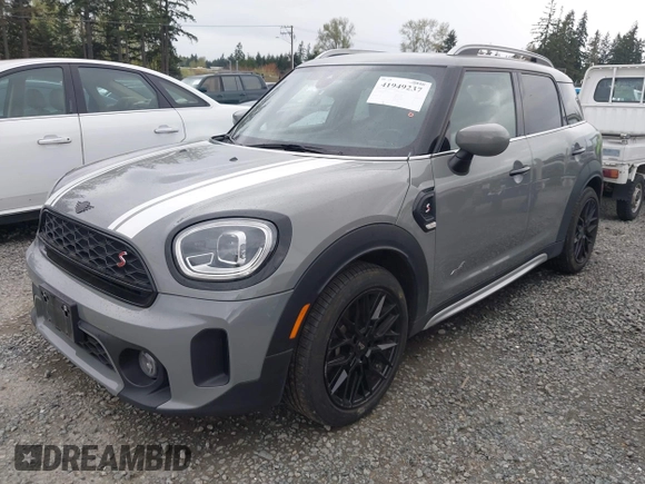 2022 MINI Countryman Cooper S with VIN WMZ83BR08N3N91662, listed as a IAAI auction lot 41949237 with 39,291 mi miles and . Bid and sale history available at DreamBid. Image 19.