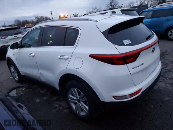 2018 Kia Sportage LX with VIN KNDPMCAC2J7326808, listed as a Copart auction lot 84875434 with 64,208 mi miles and Salvage Title. Bid and sale history available at carsss.com. Image 2.