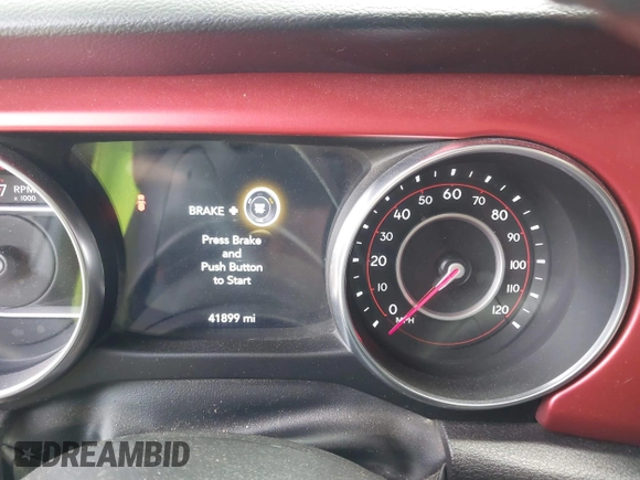 2022 Jeep Wrangler Unlimited Rubicon with VIN 1C4HJXFN2NW134024, listed as a IAAI auction lot 42248188 with 41,899 mi miles and . Bid and sale history available at DreamBid. Image 7.