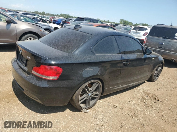 2010 BMW 1 Series 135i with VIN WBAUC7C54AVK96165, listed as a Copart auction lot 65398204 with Not Provided miles and Salvage Title. Bid and sale history available at carsss.com. Image 3.