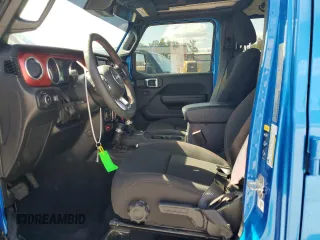 2023 Jeep Wrangler Rubicon with VIN 1C4HJXFN5PW504658, listed as a Copart auction lot 69063484 with 32,490 mi miles and Salvage title. Bid and sale history available at DreamBid. Image 7.