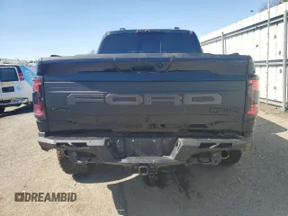 2023 Ford F-150 Raptor with VIN 1FTFW1RGXPFC88745, listed as a Copart auction lot 47529385 with 32,220 mi miles and Salvage Title. Bid and sale history available at DreamBid. Image 6.
