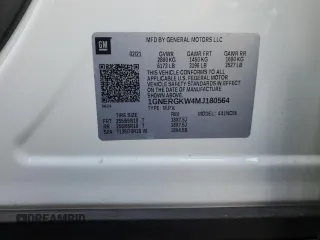 2021 Chevrolet Traverse LT Cloth с VIN 1GNERGKW4MJ180564, выставлен на аукционе Copart как лот 50919915 с пробегом Не указан миль и Списание • Salvage title. История ставок и продаж доступна на DreamBid. Изображение 13.