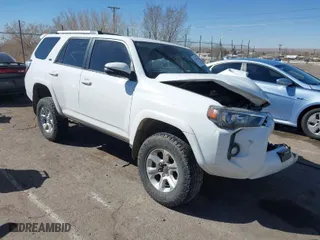 2022 Toyota 4Runner SR5 Premium with VIN JTENU5JR1N5990635, listed as a IAAI auction lot 41612015 with 66,619 mi miles. Bid and sale history available at carsss.com. Image 1.