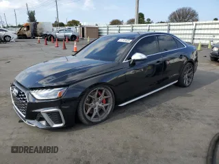 2023 Audi S4 Premium Plus z VIN WAUB4AF41PA015735, wystawiony jako Copart lot #51741625 z przebiegiem 14 510 mil mil oraz Nie do naprawy • Non repairable. Historia ofert i sprzedaży dostępna na DreamBid. Obrazek 1.