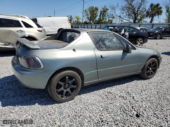 1994 Honda Civic del Sol Si with VIN JHMEH6165RS007160, listed as a Copart auction lot 49835175 with NaN miles and Clean Title. Bid and sale history available at carsss.com. Image 3.