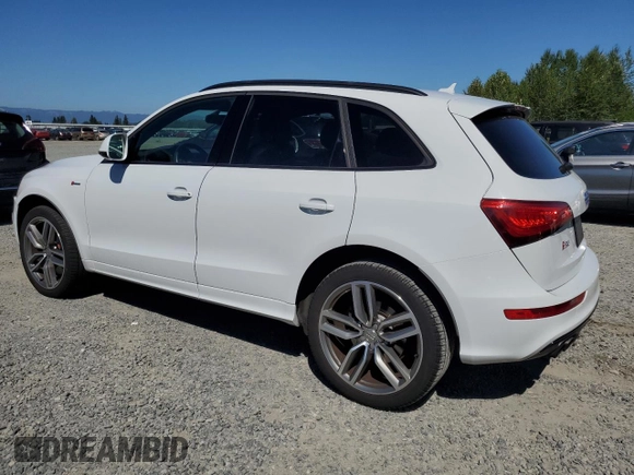 2016 Audi SQ5 Premium Plus with VIN WA1CCAFP6GA018709, listed as a Copart auction lot 66580885 with 101,899 mi miles and Salvage title. Bid and sale history available at DreamBid. Image 2.