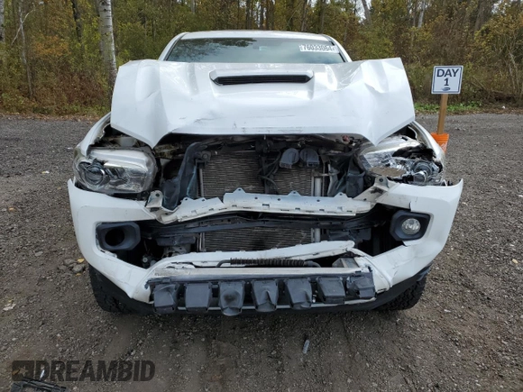 2017 Toyota Tacoma SR5 with VIN 5TFCZ5AN0HX049504, listed as a Copart auction lot 76033064 with 148,330 mi miles and Salvage Title. Bid and sale history available at carsss.com. Image 5.