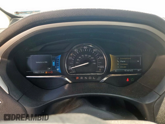 2015 Lincoln MKZ Hybrid with VIN 3LN6L2LU7FR606265, listed as a Copart auction lot 54239485 with 139,821 mi miles and Clean title. Bid and sale history available at DreamBid. Image 9.