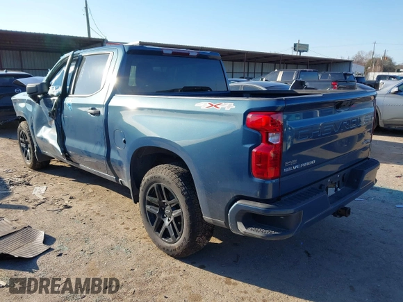 2024 Chevrolet Silverado 1500 Custom with VIN 1GCPDBEK4RZ220064, listed as a IAAI auction lot 41626797 with Not Provided miles and . Bid and sale history available at DreamBid. Image 3.