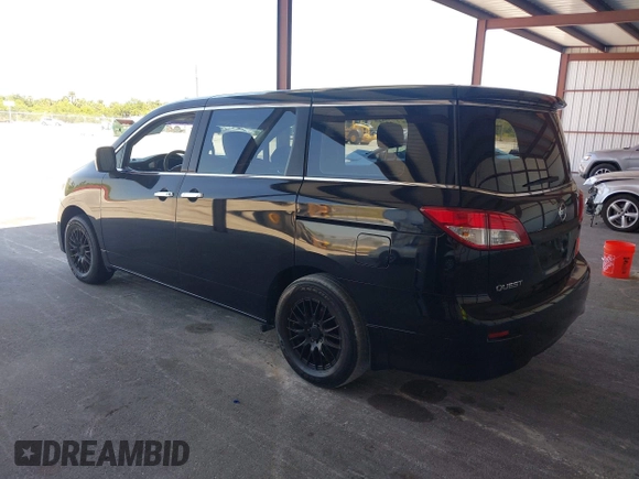 2014 Nissan Quest SV z VIN JN8AE2KP5E9107192, wystawiony jako IAAI lot #42071586 z przebiegiem 158 899 mil mil oraz . Historia ofert i sprzedaży dostępna na DreamBid. Obrazek 3.