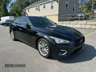 2020 Infiniti Q50 Luxe z VIN JN1EV7AP9LM200046, wystawiony jako Copart lot #65166585 z przebiegiem 78 173 mil mil oraz Czysty tytuł • Clean title. Historia ofert i sprzedaży dostępna na DreamBid. Obrazek 4.