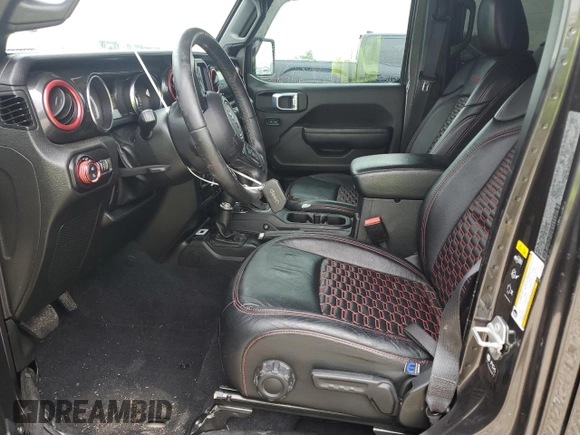 2022 Jeep Gladiator Texas Trail with VIN 1C6HJTAGXNL126523, listed as a Copart auction lot 50985915 with 38,478 mi miles and Salvage Title. Bid and sale history available at DreamBid. Image 7.