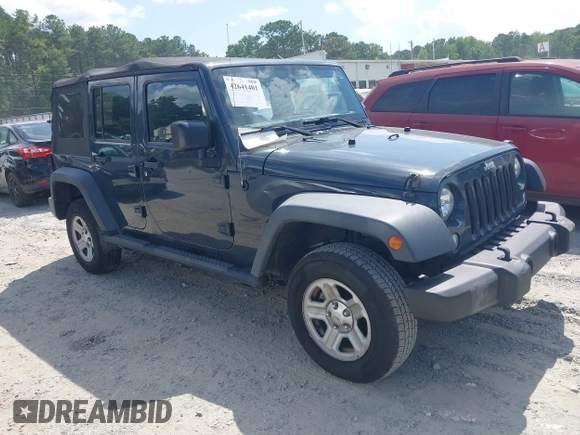 2016 Jeep Wrangler Unlimited Sport с VIN 1C4BJWDG5GL281639, выставлен на аукционе IAAI как лот 42641401 с пробегом 191 219 миль миль и . История ставок и продаж доступна на DreamBid. Изображение 1.