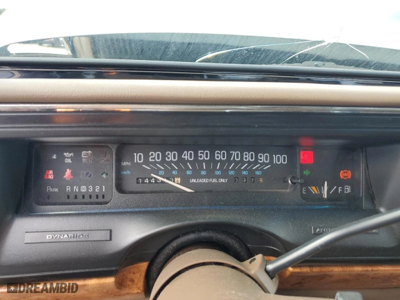 1995 Buick LeSabre Custom with VIN 1G4HP52L8SH522166, listed as a Copart auction lot 70875964 with 144313 miles and Salvage Title. Bid and sale history available at carsss.com. Image 9.
