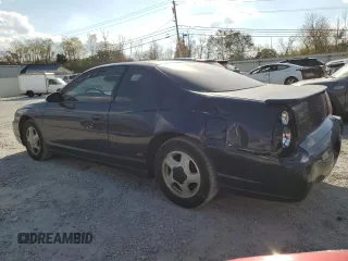 2002 Chevrolet Monte Carlo SS with VIN 2G1WX15KX29225890, listed as a Copart auction lot 78574344 with 95,880 mi miles and Salvage Title. Bid and sale history available at carsss.com. Image 2.