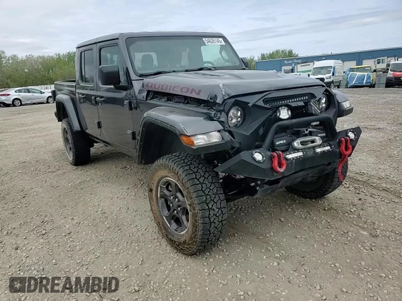 2021 Jeep Gladiator Rubicon with VIN 1C6JJTBG6ML579391, listed as a Copart auction lot 54626145 with 38,847 mi miles and Salvage title. Bid and sale history available at DreamBid. Image 13.