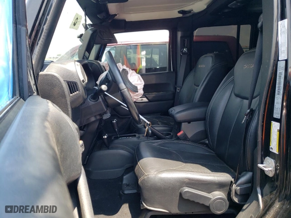2018 Jeep Wrangler JK Unlimited Sahara with VIN 1C4BJWEG8JL902362, listed as a Copart auction lot 62839934 with 0 mi miles and Salvage Title. Bid and sale history available at carsss.com. Image 7.