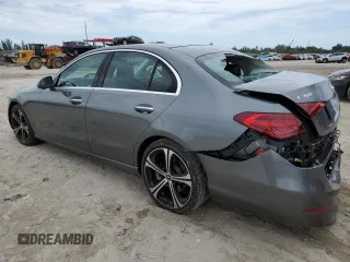 2022 Mercedes-Benz C 300 with VIN W1KAF4GB1NR007727, listed as a Copart auction lot 67878504 with 12,880 mi miles and Salvage Title. Bid and sale history available at DreamBid. Image 2.