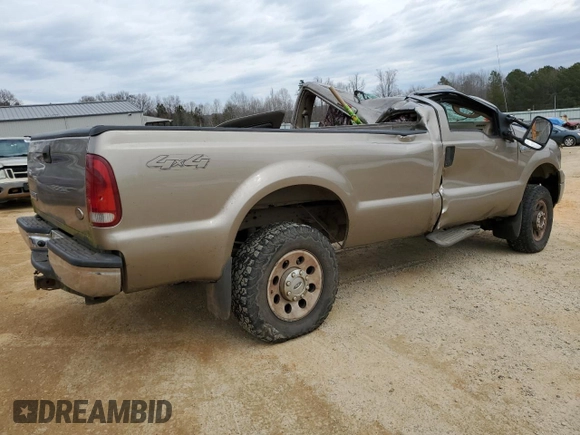 2005 Ford F-250 XL with VIN 1FTNF21565EC22272, listed as a Copart auction lot 88676455 with Not Provided miles and Salvage Title. Bid and sale history available at DreamBid. Image 3.
