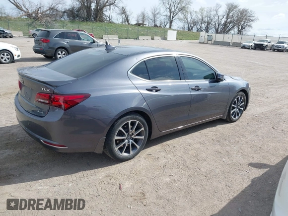 2017 Acura TLX V6 w/Technology Pkg with VIN 19UUB3F50HA002063, listed as a IAAI auction lot 42018756 with 62,564 mi miles. Bid and sale history available at carsss.com. Image 4.