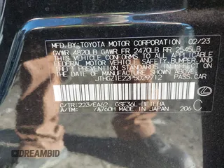2023 Lexus IS with VIN JTHGZ1E22P5029712, listed as a IAAI auction lot 41440262 with 18,031 mi miles. Bid and sale history available at carsss.com. Image 9.